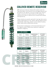 Universal Rezervuarlı Coilover (2 inç) Çift Yay