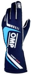 First Evo Racing Gloves (Navy & Blue)