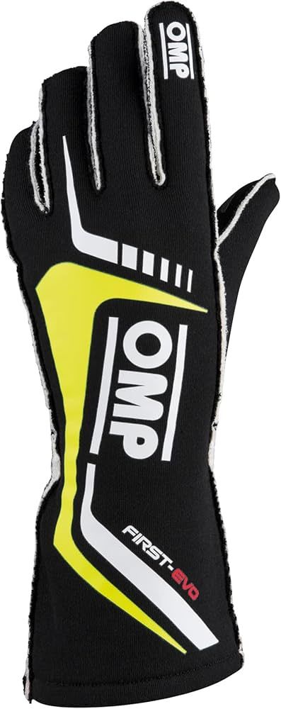 First Evo Racing Glove (Black&Yellow)