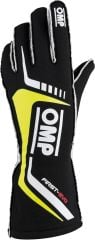 Guantes de carreras First Evo (negro y amarillo)