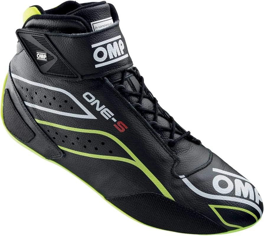 OMP One-S Yarış Ayakkabısı (Siyah/Sarı)