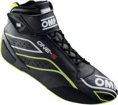 OMP One-S Racing Shoes (Black/Yellow)
